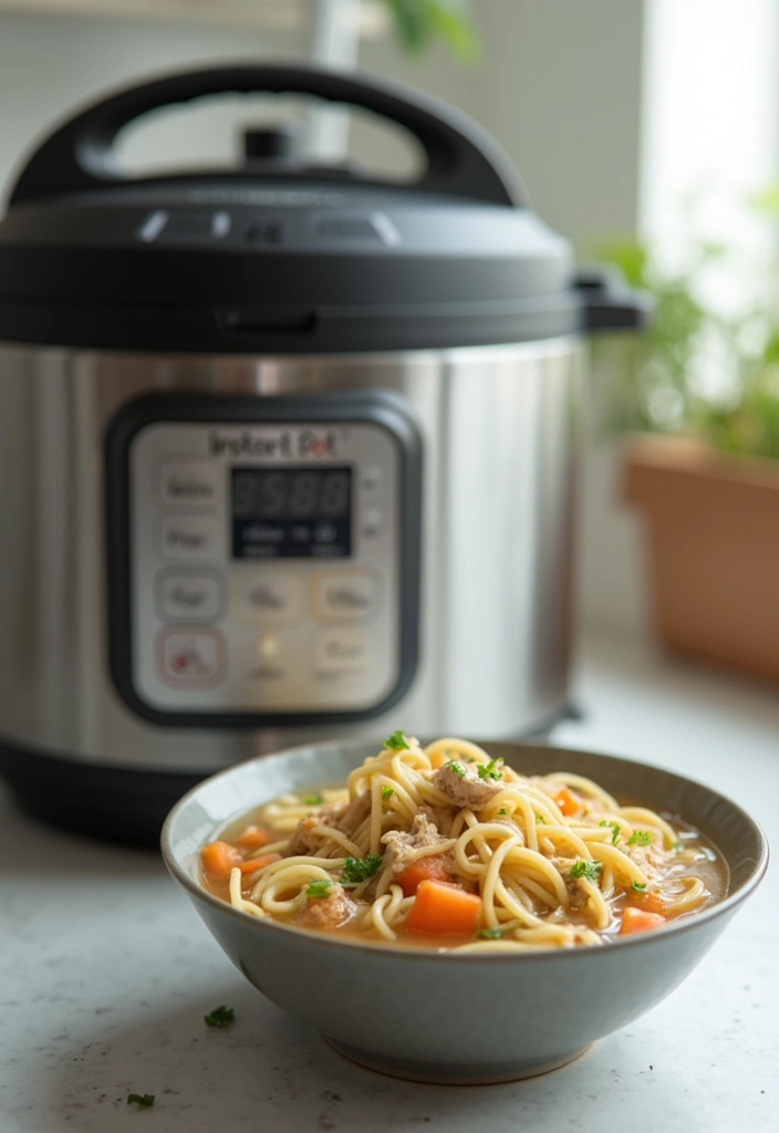 25+ Chicken Noodle Soup Recipes That Warm the Soul - 7. Instant Pot Chicken Noodle Soup