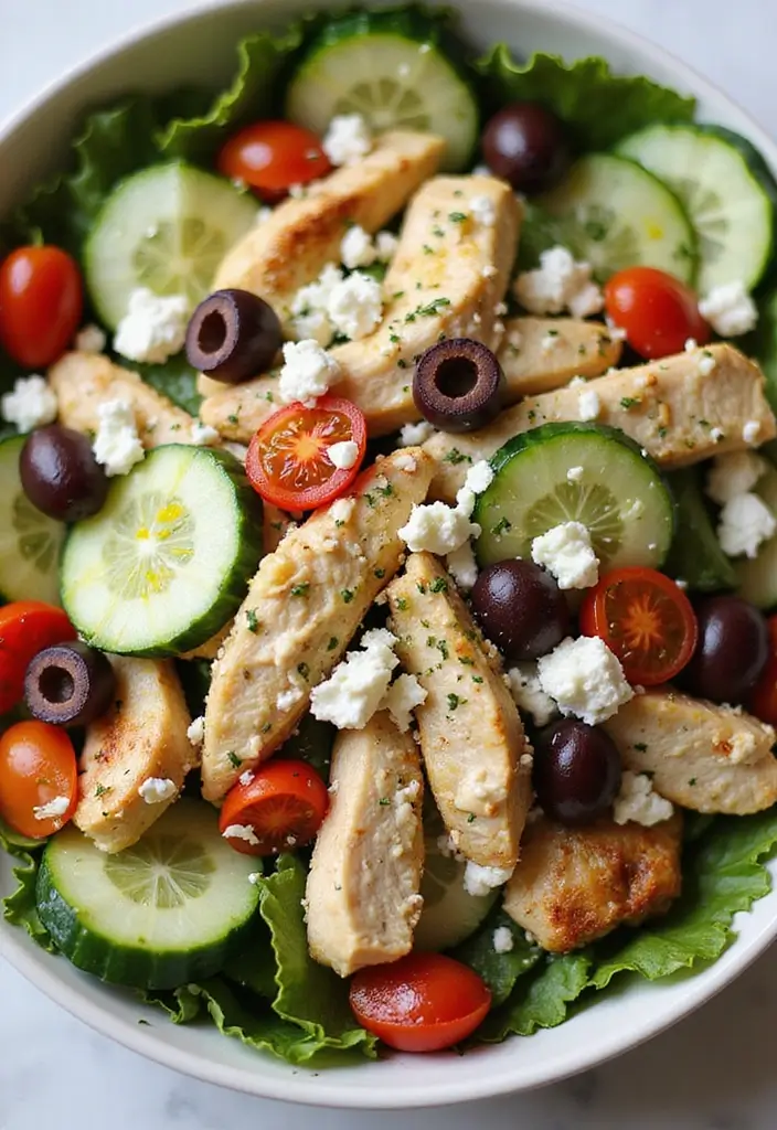25+ Chicken Salad Recipes You’ll Want to Make Again - 13. Greek Chicken Salad