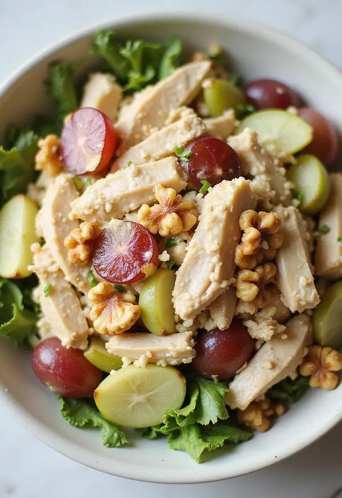 25+ Chicken Salad Recipes You’ll Want to Make Again - 14. Chicken Salad with Grapes and Walnuts