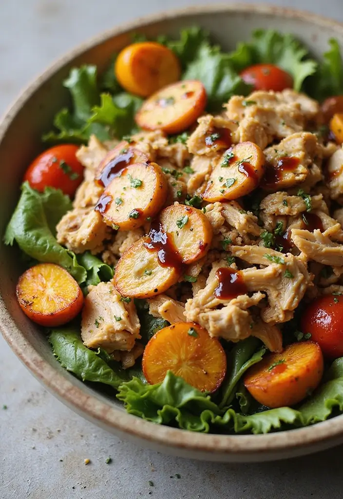 25+ Chicken Salad Recipes You’ll Want to Make Again - 19. Chicken Salad with Roasted Vegetables