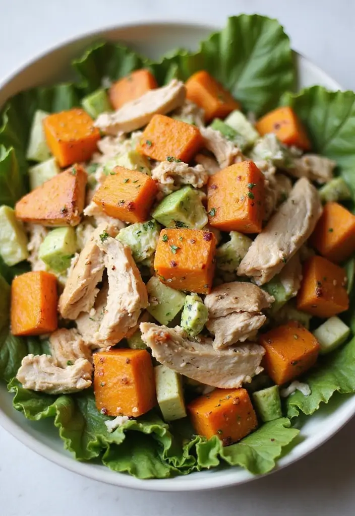 25+ Chicken Salad Recipes You’ll Want to Make Again - 25. Chicken Salad with Sweet Potatoes