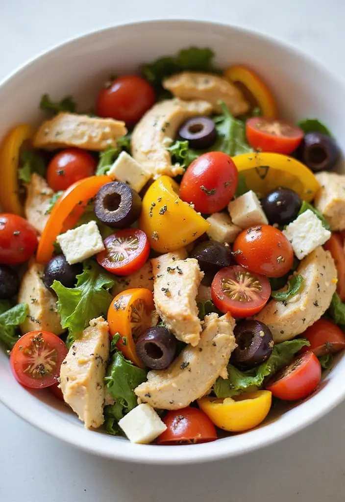 25+ Chicken Salad Recipes You’ll Want to Make Again - 3. Mediterranean Chicken Salad