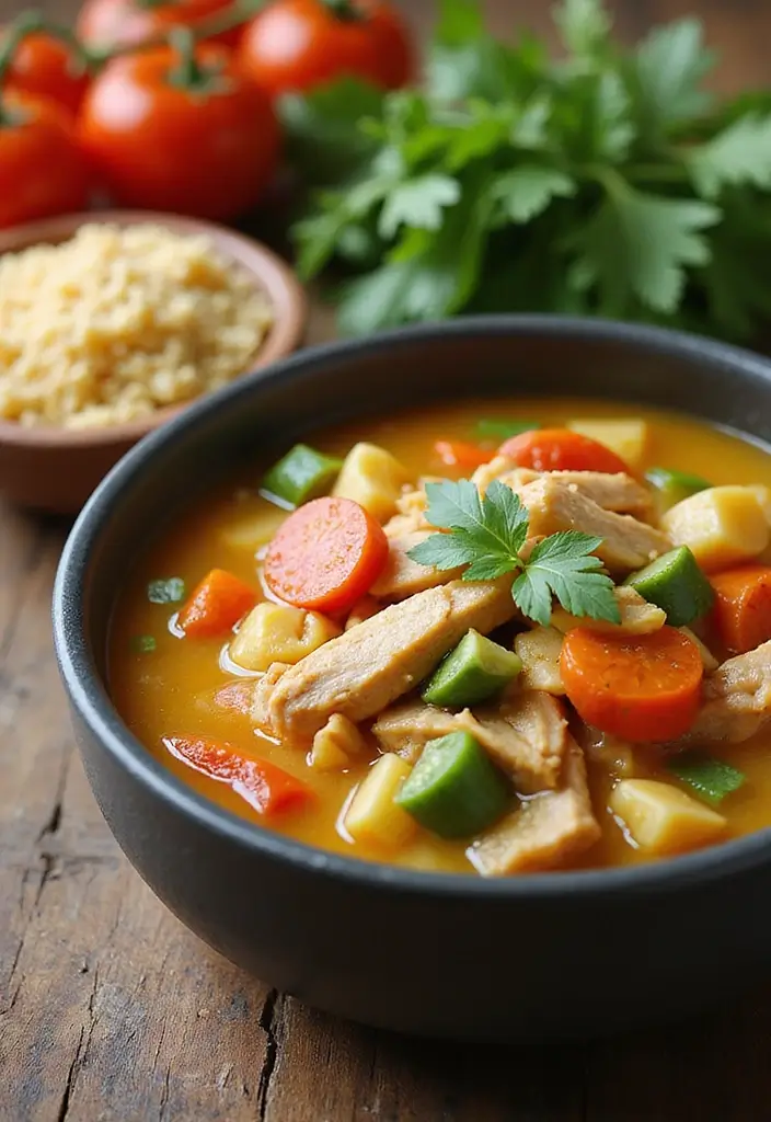 25+ Chicken Soup Recipes for Every Craving 72 25+ Chicken Soup Recipes for Every Craving - 12. Chicken and Vegetable Soup