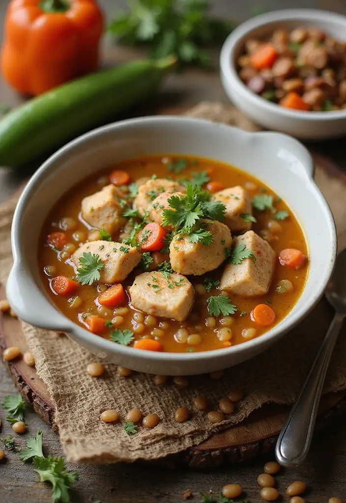 25+ Chicken Soup Recipes for Every Craving 106 25+ Chicken Soup Recipes for Every Craving - 18. Chicken and Lentil Soup