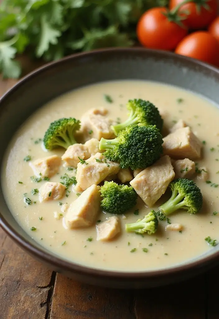 25+ Chicken Soup Recipes for Every Craving 116 25+ Chicken Soup Recipes for Every Craving - 20. Chicken and Broccoli Soup