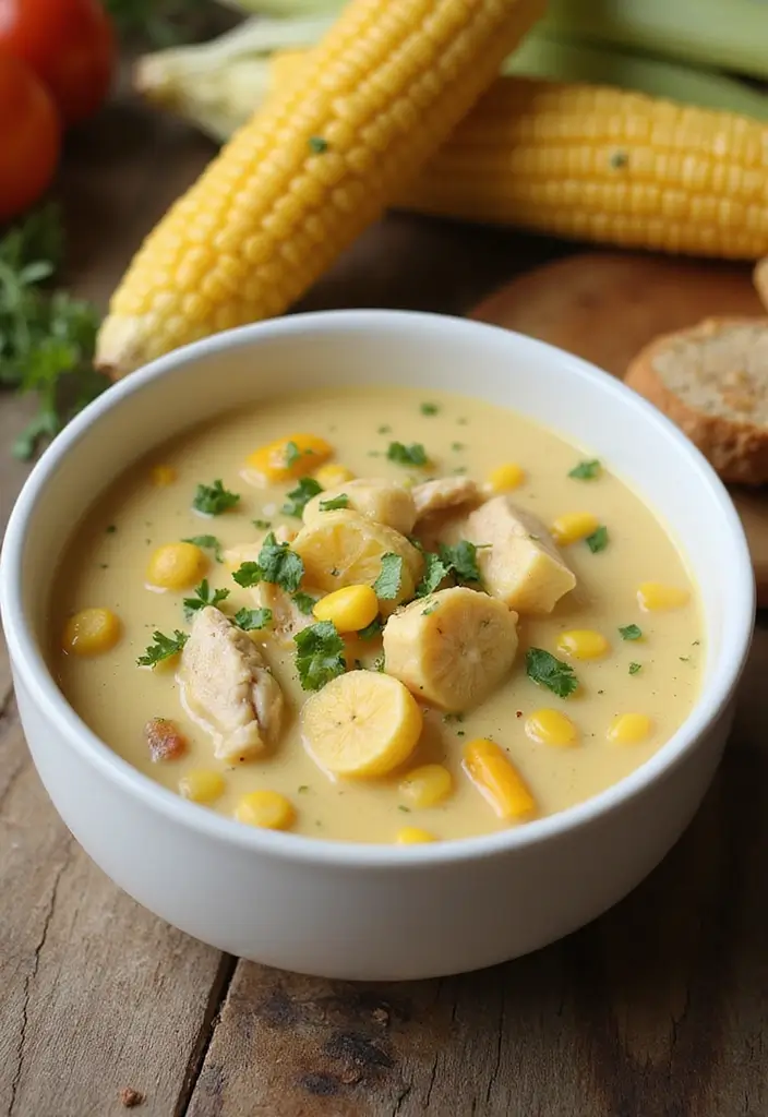 25+ Chicken Soup Recipes for Every Craving 144 25+ Chicken Soup Recipes for Every Craving - 24. Creamy Chicken and Corn Soup