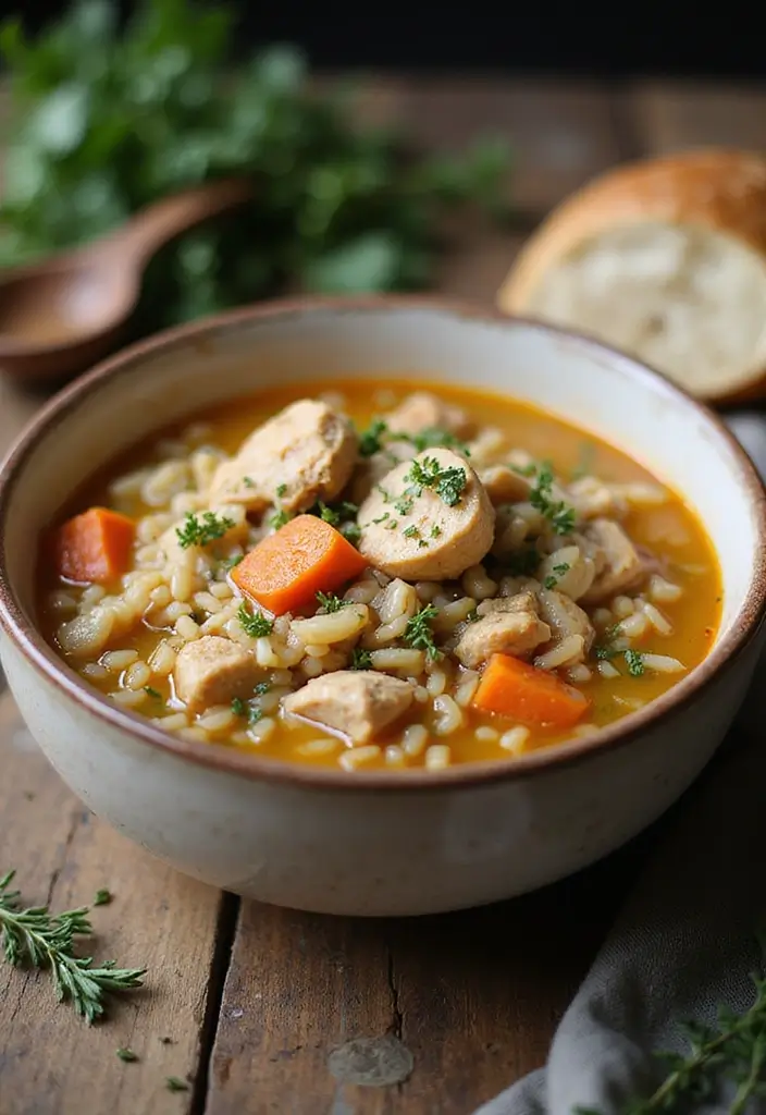 25+ Chicken Soup Recipes for Every Craving 36 25+ Chicken Soup Recipes for Every Craving - 6. Chicken and Wild Rice Soup