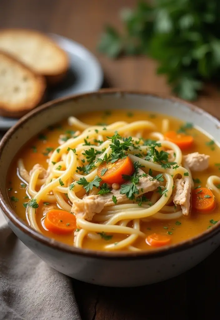 25+ Chicken Thigh Soup Recipes for Tender Juicy Flavor - 1. Classic Chicken Noodle Soup