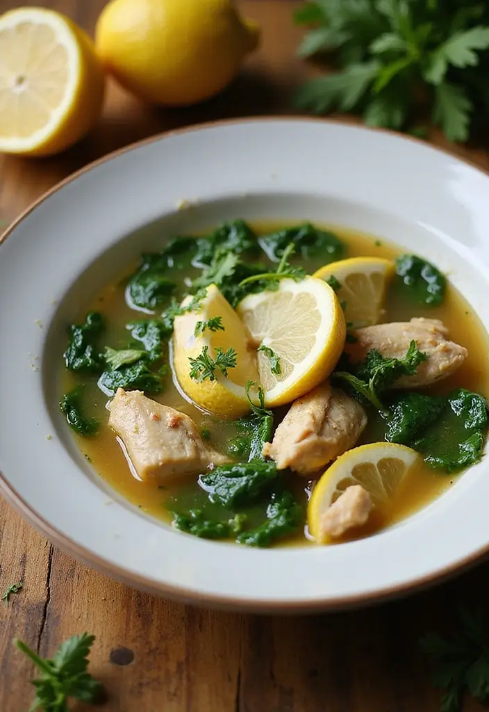 25+ Chicken Thigh Soup Recipes for Tender Juicy Flavor - 13. Chicken and Spinach Soup