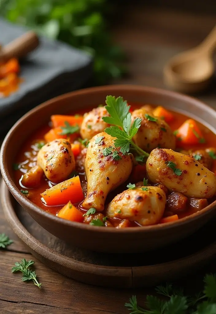 25+ Chicken Thigh Soup Recipes for Tender Juicy Flavor - 20. Hearty Chicken Stew