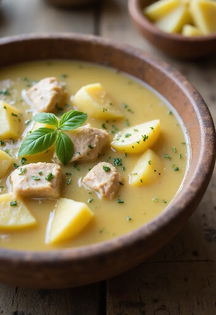 25+ Chicken Thigh Soup Recipes for Tender Juicy Flavor - 24. Chicken and Potato Soup