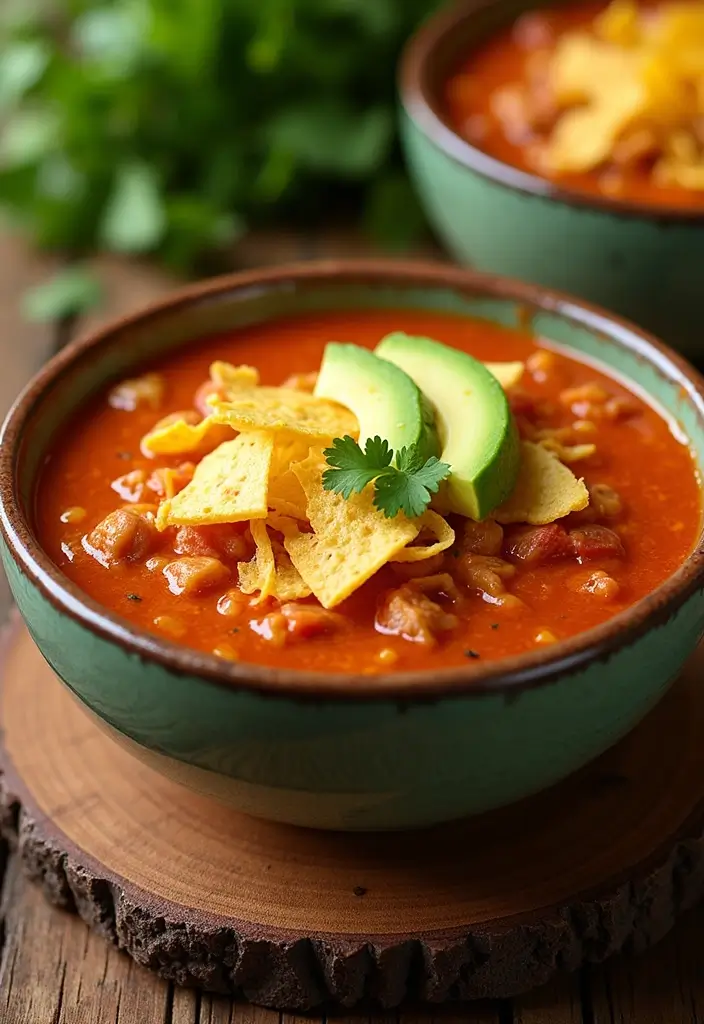 25+ Chicken Thigh Soup Recipes for Tender Juicy Flavor - 3. Spicy Chicken Tortilla Soup