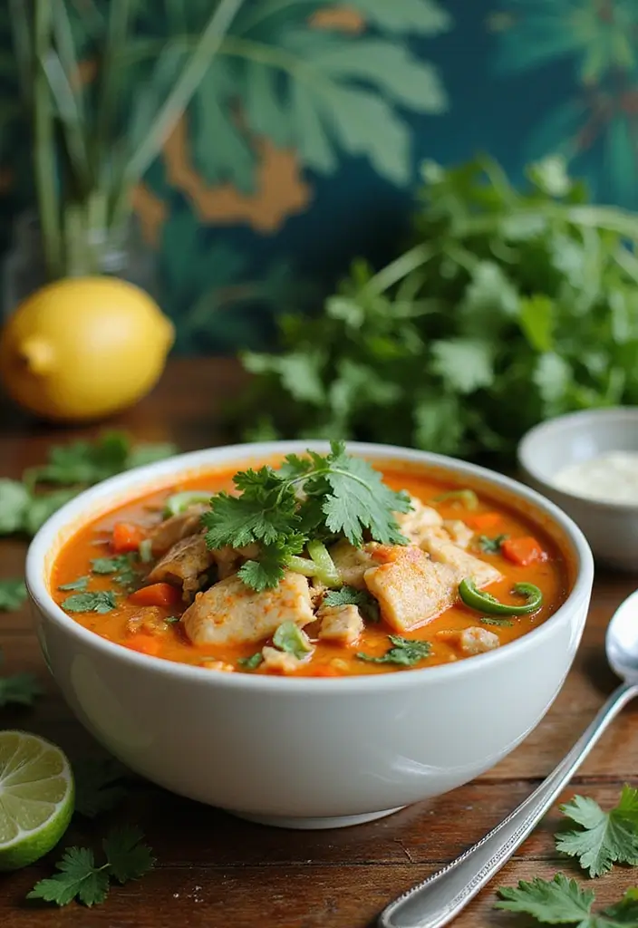 25+ Chicken Thigh Soup Recipes for Tender Juicy Flavor - 8. Thai Coconut Chicken Soup