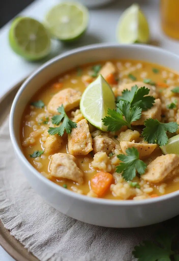 25+ Chicken and Rice Soup Recipes That Feel Like Home - 22. Chicken and Rice Soup with Cilantro Lime