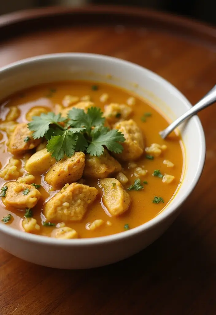 25+ Chicken and Rice Soup Recipes That Feel Like Home - 9. Curried Chicken and Rice Soup