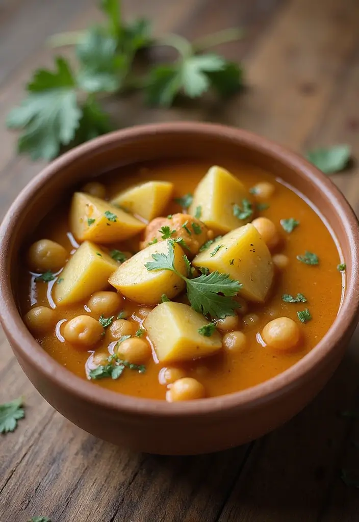 25+ Chickpea Soup Recipes for Plant-Based Comfort - 21. Chickpea and Potato Soup