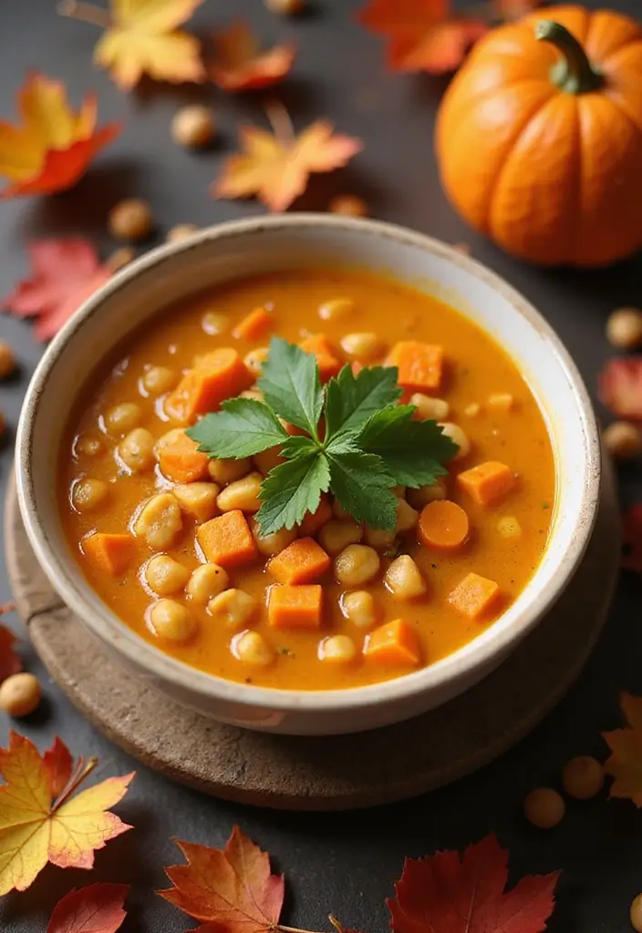 25+ Chickpea Soup Recipes for Plant-Based Comfort - 23. Chickpea and Carrot Soup