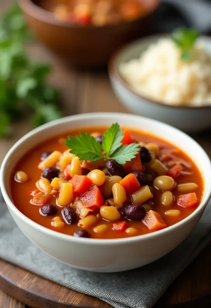 25+ Hearty Bean Soup Recipes for Comforting Meals - 11. Jambalaya Bean Soup