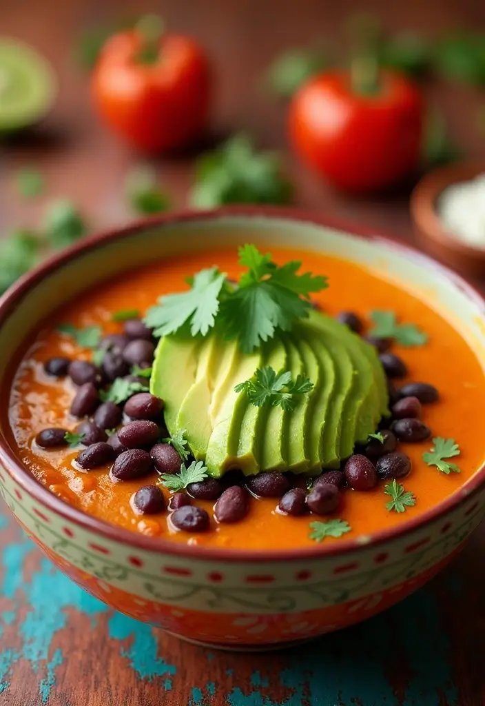 25+ Hearty Bean Soup Recipes for Comforting Meals - 12. Sweet Potato and Black Bean Soup