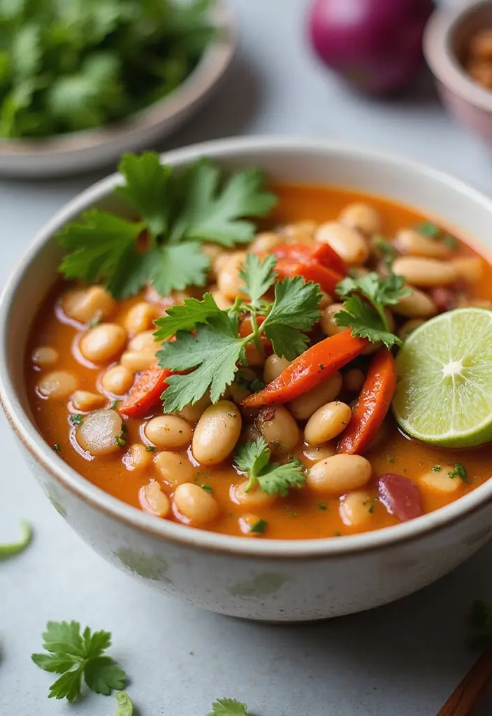 25+ Hearty Bean Soup Recipes for Comforting Meals - 5. Thai Coconut Bean Soup