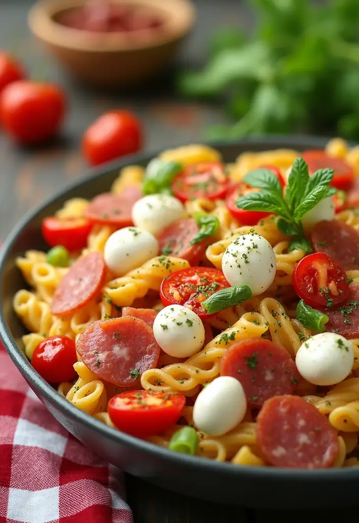 25+ Italian Pasta Salad Recipes for a Taste of Summer - 16. Italian Antipasto Pasta Salad