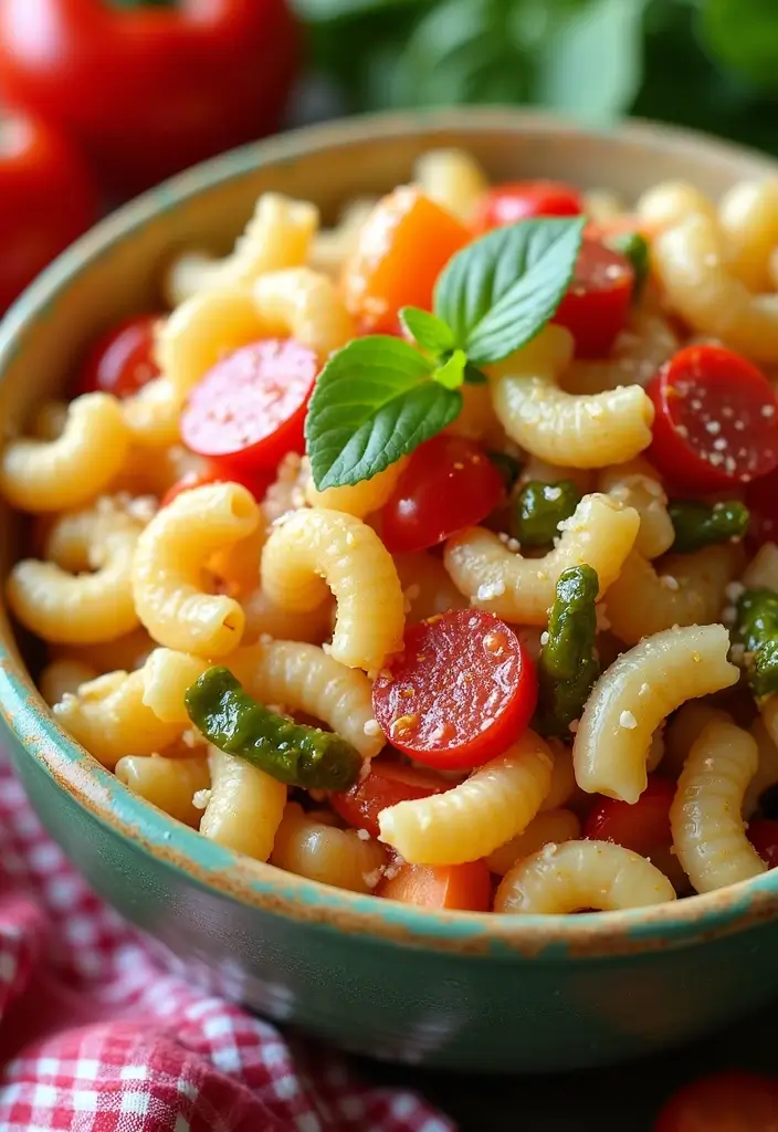 25+ Italian Pasta Salad Recipes for a Taste of Summer - 4. Zesty Italian Pasta Salad with Pepperoni