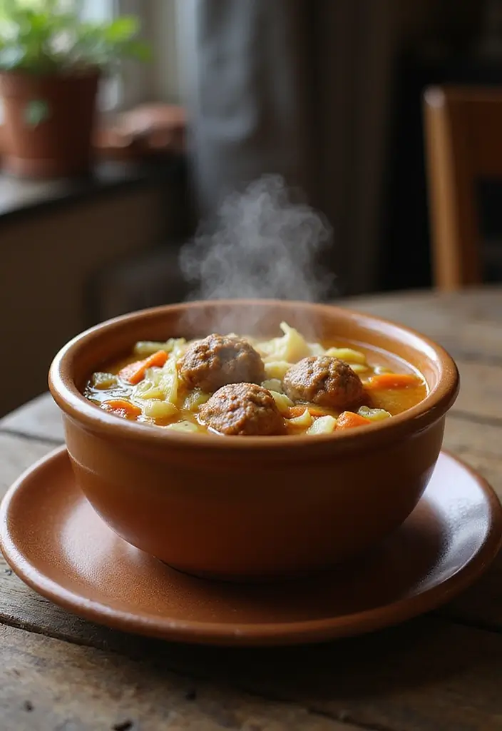 25+ Meatball Soup Recipes for Hearty Family Dinners 60 25+ Meatball Soup Recipes for Hearty Family Dinners - 10. Meatball and Cabbage Soup