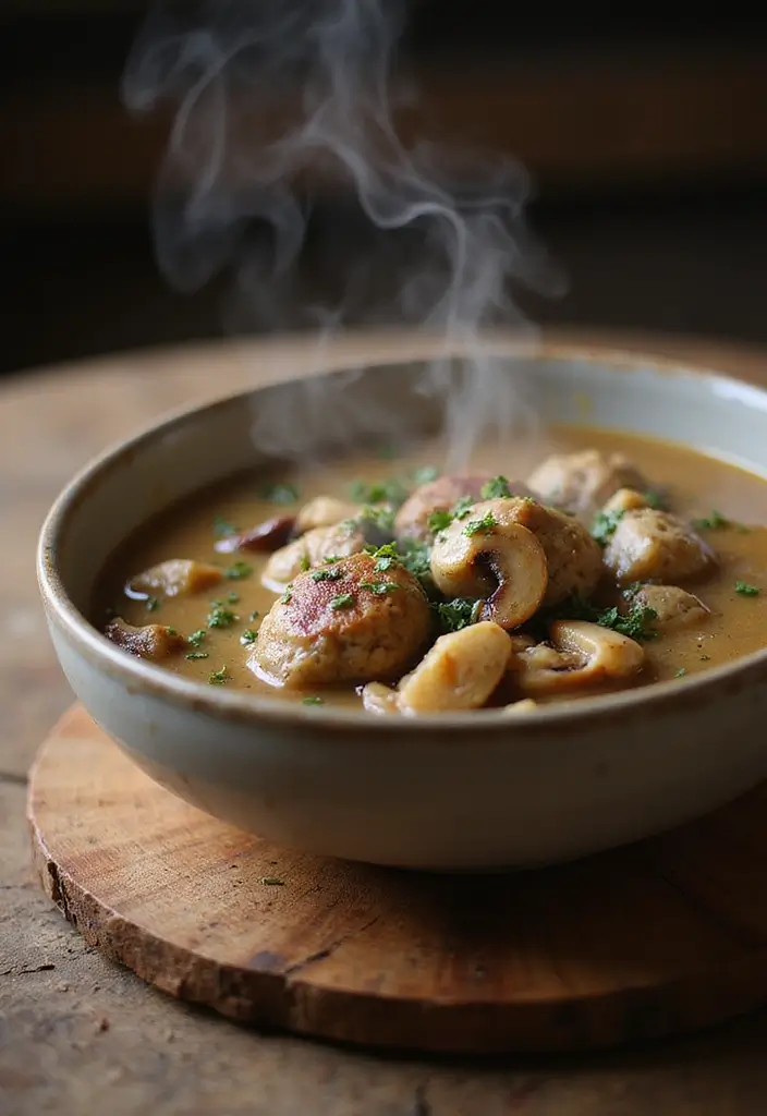 25+ Meatball Soup Recipes for Hearty Family Dinners 86 25+ Meatball Soup Recipes for Hearty Family Dinners - 14. Meatball and Mushroom Soup