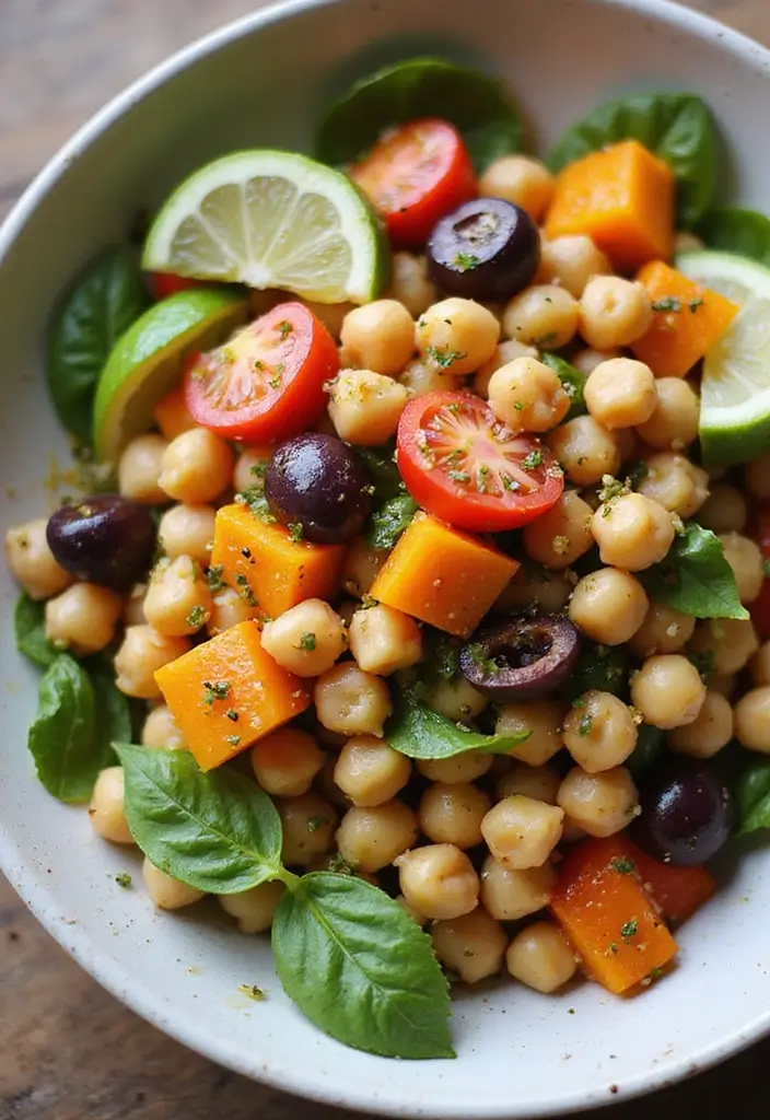 25+ Mediterranean Salad Recipes for a Fresh Lifestyle 8 25+ Mediterranean Salad Recipes for a Fresh Lifestyle - 2. Mediterranean Chickpea Salad