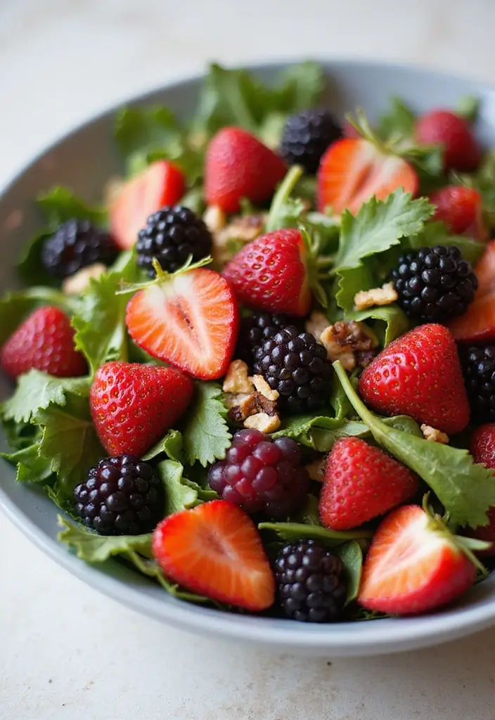 25+ Mediterranean Salad Recipes for a Fresh Lifestyle 135 25+ Mediterranean Salad Recipes for a Fresh Lifestyle - 21. Summer Berry Salad