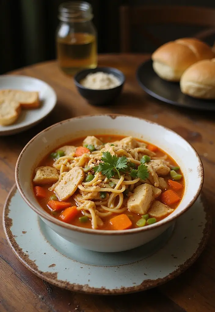 25+ Mexican Chicken Soup Recipes with Authentic Flavor 115 25+ Mexican Chicken Soup Recipes with Authentic Flavor - 19. Chicken Noodle Soup with a Twist