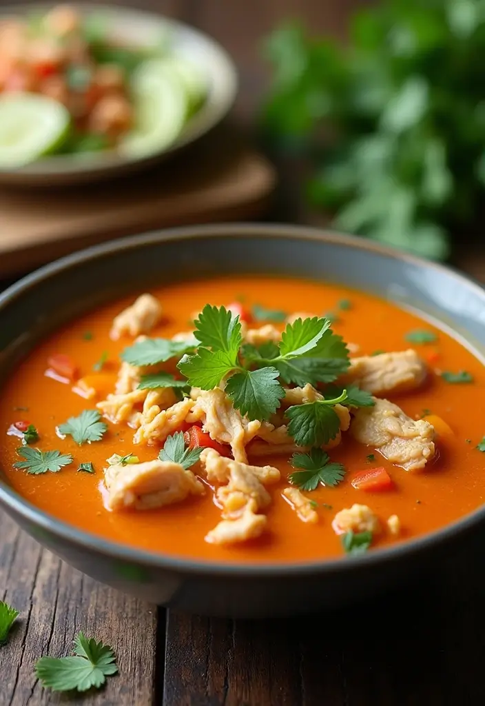 25+ Mexican Chicken Soup Recipes with Authentic Flavor 129 25+ Mexican Chicken Soup Recipes with Authentic Flavor - 21. Thai Chicken Soup