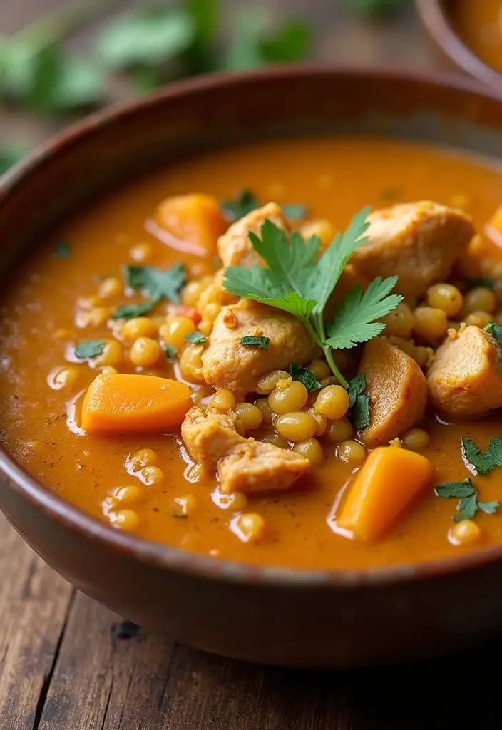 25+ Mexican Chicken Soup Recipes with Authentic Flavor 150 25+ Mexican Chicken Soup Recipes with Authentic Flavor - 24. Spiced Chicken and Lentil Soup