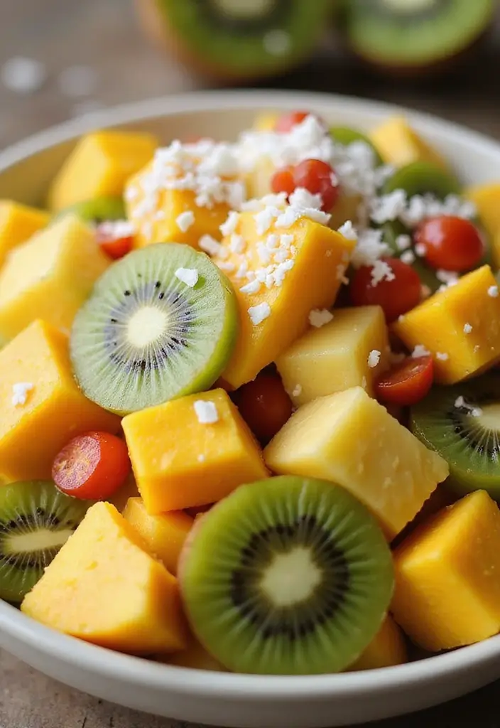 25+ Mexican Salad Recipes with Bold Zesty Flavor - 25. Tropical Fruit Salad
