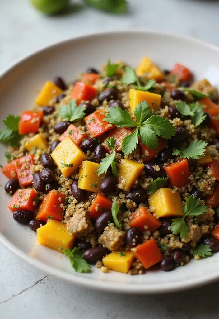 25+ Mexican Salad Recipes with Bold Zesty Flavor - 3. Black Bean and Quinoa Salad