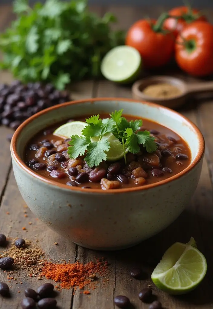 25+ Mexican Soup Recipes Full of Spice and Flavor 1 25+ Mexican Soup Recipes Full of Spice and Flavor - 1. Spicy Black Bean Soup
