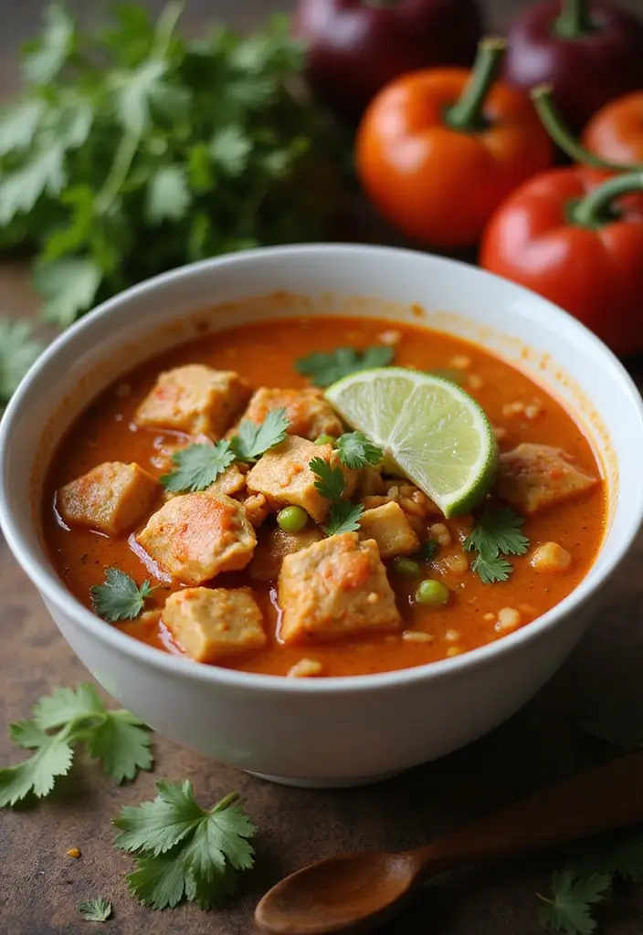 25+ Mexican Soup Recipes Full of Spice and Flavor 69 25+ Mexican Soup Recipes Full of Spice and Flavor - 11. Spicy Chicken and Rice Soup