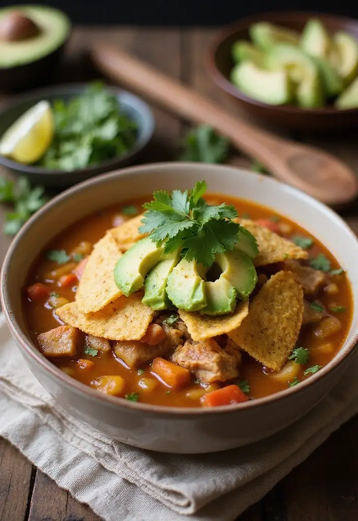 25+ Mexican Soup Recipes Full of Spice and Flavor 8 25+ Mexican Soup Recipes Full of Spice and Flavor - 2. Traditional Chicken Tortilla Soup