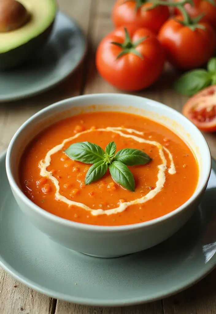 25+ Mexican Soup Recipes Full of Spice and Flavor 15 25+ Mexican Soup Recipes Full of Spice and Flavor - 3. Zesty Tomato and Avocado Soup