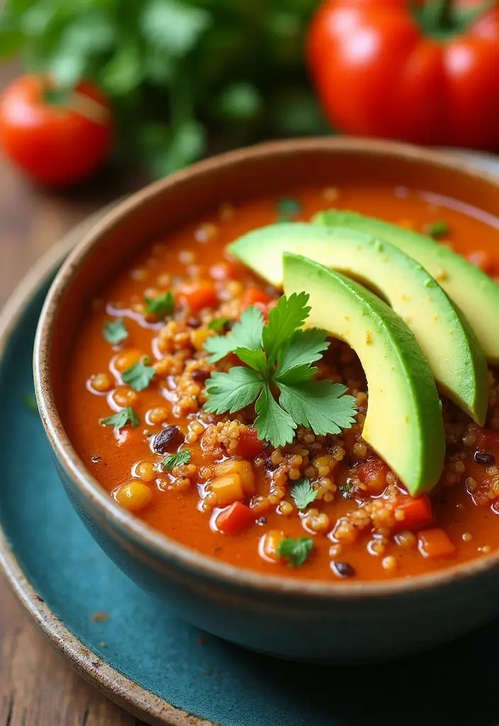 25+ Mexican Soup Recipes Full of Spice and Flavor 29 25+ Mexican Soup Recipes Full of Spice and Flavor - 5. Spicy Tortilla Soup with Quinoa