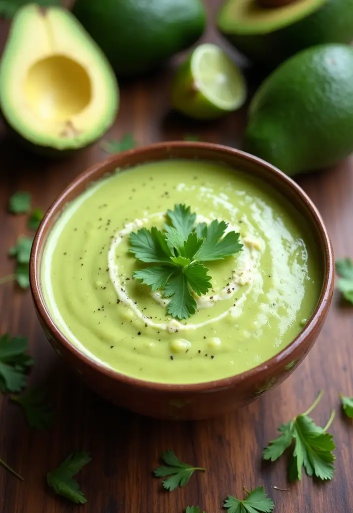 25+ Mexican Soup Recipes Full of Spice and Flavor 36 25+ Mexican Soup Recipes Full of Spice and Flavor - 6. Creamy Avocado and Coconut Soup