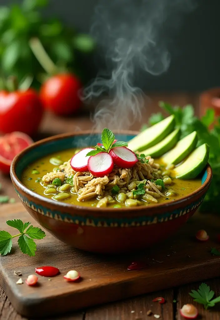 25+ Mexican Soup Recipes Full of Spice and Flavor 50 25+ Mexican Soup Recipes Full of Spice and Flavor - 8. Green Pozole with Chicken