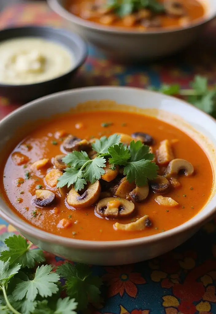 25+ Mushroom Soup Recipes for a Rich Earthy Bowl - 6. Spicy Chipotle Mushroom Soup