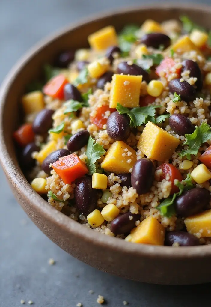 25+ No-Lettuce Salad Recipes That Are Anything but Boring - 1. Quinoa & Black Bean Salad