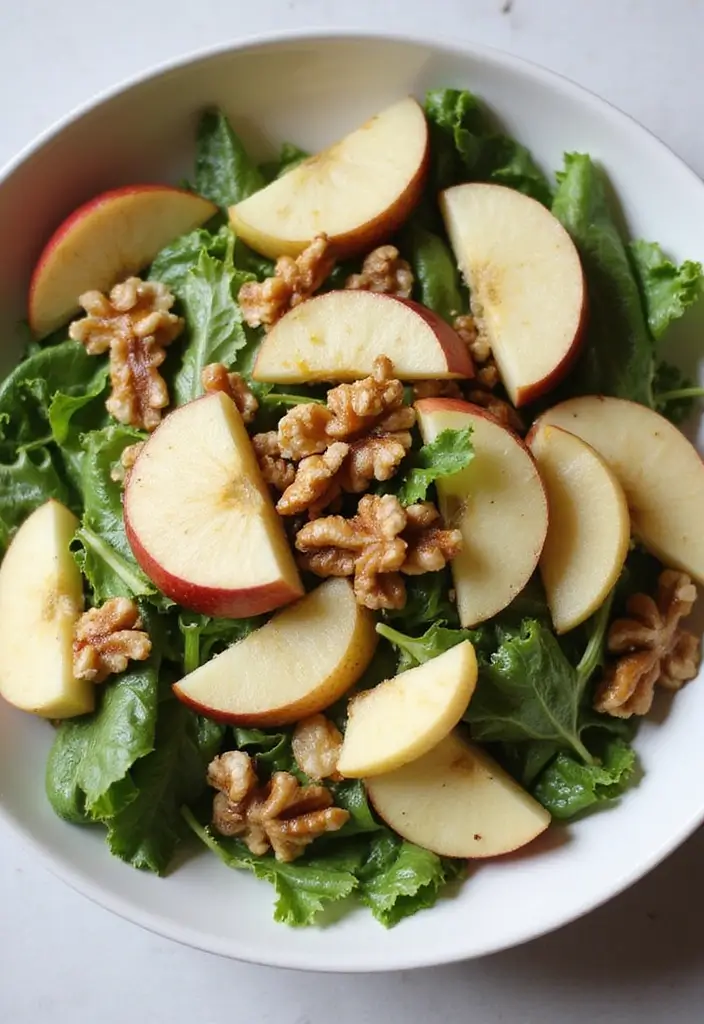 25+ No-Lettuce Salad Recipes That Are Anything but Boring - 12. Apple & Walnut Salad