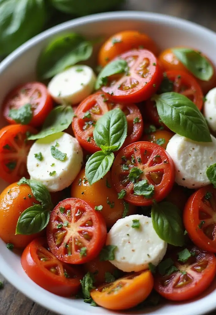 25+ No-Lettuce Salad Recipes That Are Anything but Boring - 13. Caprese Salad with a Twist