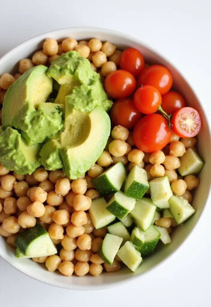 25+ No-Lettuce Salad Recipes That Are Anything but Boring - 2. Chickpea & Avocado Salad