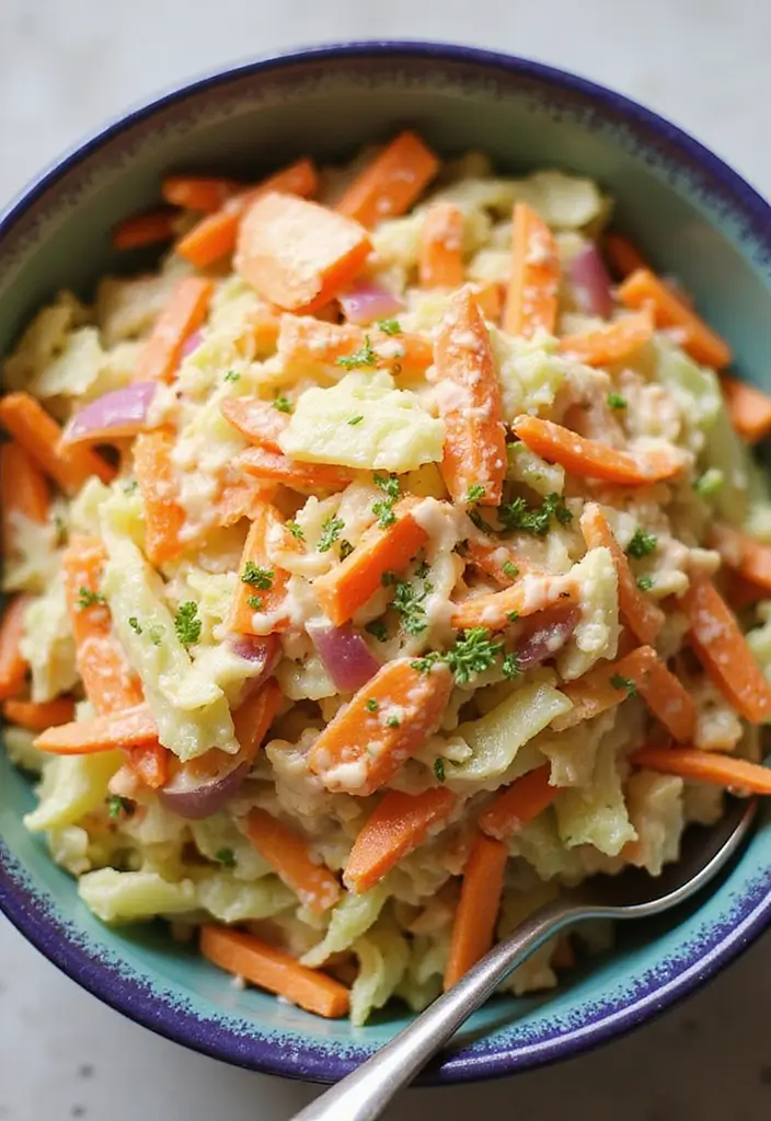 25+ No-Lettuce Salad Recipes That Are Anything but Boring - 20. Cabbage & Carrot Slaw