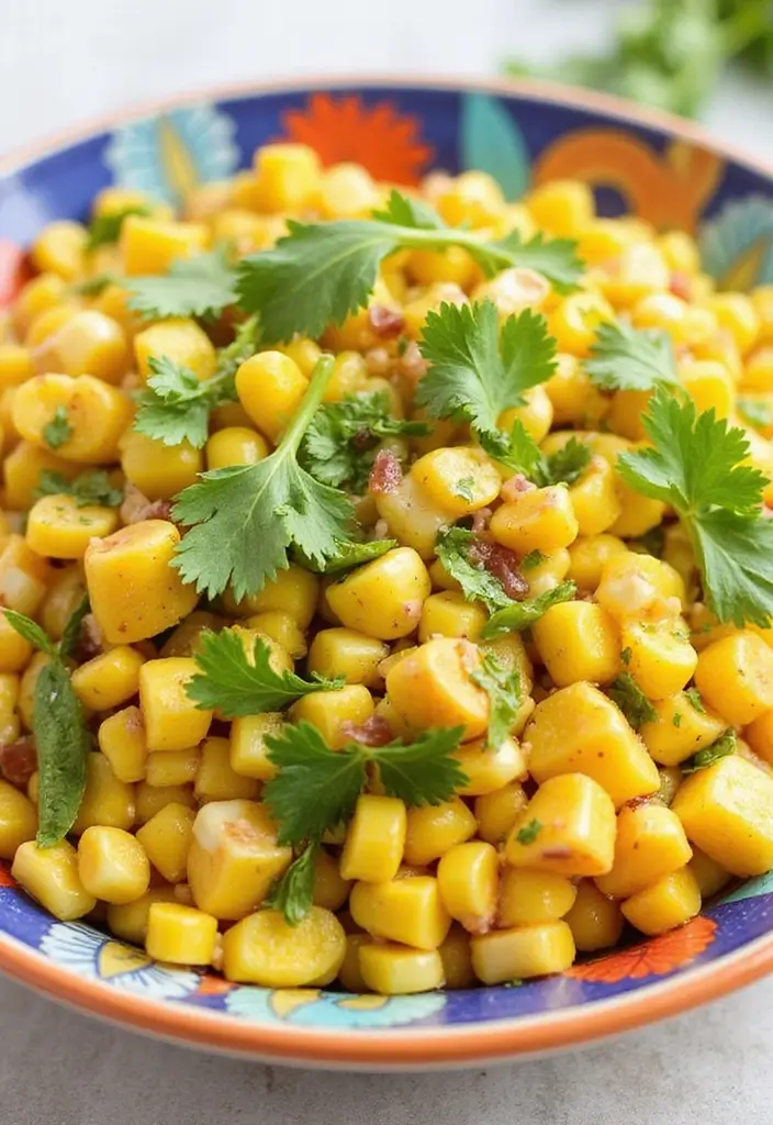 25+ No-Lettuce Salad Recipes That Are Anything but Boring - 22. Sweet Corn Salad with Cilantro