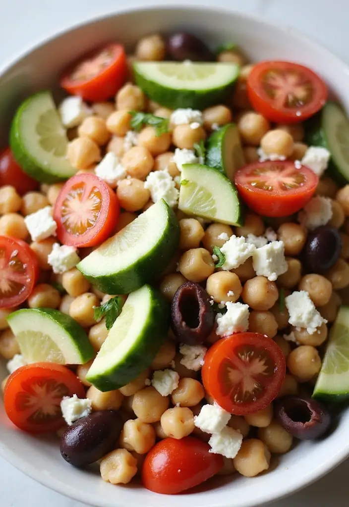 25+ No-Lettuce Salad Recipes That Are Anything but Boring - 4. Mediterranean Chickpea Salad